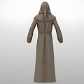 Modern Monk Robe Modern Clothes Clothing Monk Robe Taoist Robe 3d model