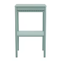 Light Green Modern Console Table With Drawer And Open Shelf For Entryway