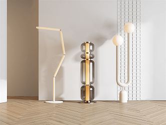 Modern floor lamp 3d model