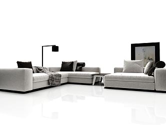 Modern Combination Sofa 3d model