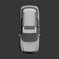 White Modern SUV With Stylish Front Grille Roof Rack And Black Wheels