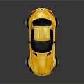 Yellow Mercedes Sports Car With Stylish Body Kit Aerodynamic Design And Dark Windows
