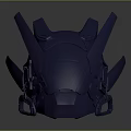 Sci-Fi Helmet Alien Helmet High Tech Helmet Game Helmet 3d model