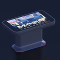 Modern All-in-One Cyber Touch Table 3d model