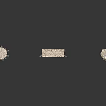 Three Old Brushes Of Various Sizes With Wooden Handles And Worn Bristles On White Background