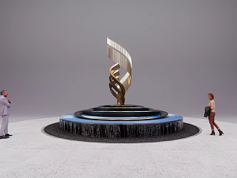 Modern Sculpture 3d model