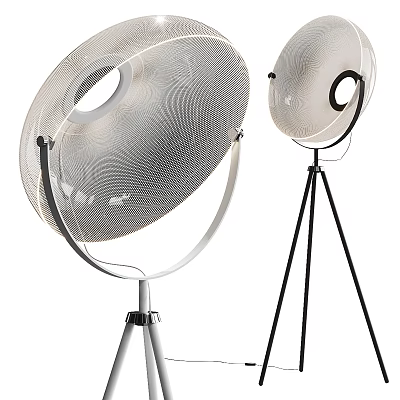 Modern Air Cooler Fans With Tripod Stand And Mesh Cover Design 3d model