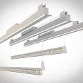 Modern White Hanging Clothes Hangers With Multiple Hooks For Closet Organization
