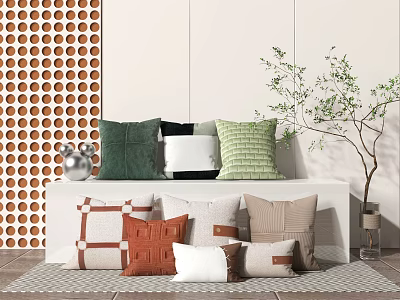 Modern pillow 3d model