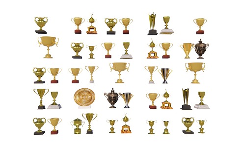 Trophy combination 3d model