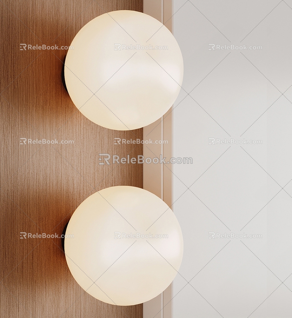 Modern wall lamp 3d model