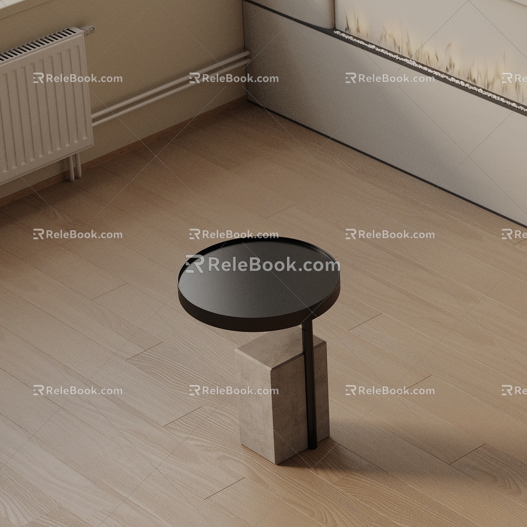 Modern Bedside Cabinet 3d model