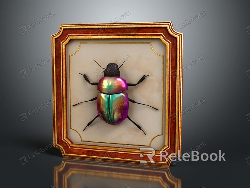 Modern Beetle Beetle Scarab Insect Animal Game Animal model