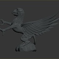 Eagle Large Eagle Owl Raptor Falcon Bird Bird Bird Animal Game Animal 3d model