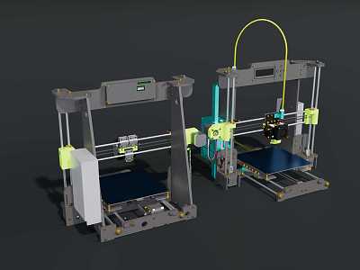 printer stereo printer 3d model