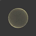 Brown Sphere Component On Wooden Tabletop Against Textured Brown Wall