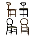 Stylish Light Luxury Accent Chair With Curved Backrest And Upholstered Seat