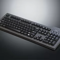Full Size Computer Keyboard With Numeric Keypad Black Design And Red Accent