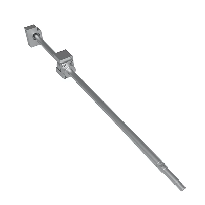 Grounding pin fully galvanized T-shaped lightning protection grounding clamp engineering grounding electrode lightning rod grounding clamp five wire clamp 3d model