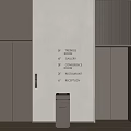 Modern elevator button 3d model