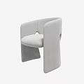 Modern Stylish Dining Chairs With Curved Backrests And Upholstered Seats In Various Colors