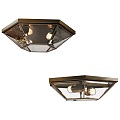 Rilegato European-style metal ceiling lamp 3d model