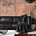 Modern Combination Sofa Sofa Coffee Table Combination 3d model