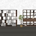 Modern Bookshelf Bookcase 3d model