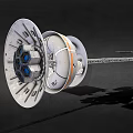 Advanced Modular Spacecraft With Solar Panels Antenna And Propulsion Modules