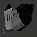 Industrial Mechanical Equipment With Metal Jointed Structure Holes And Geometric Design