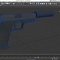 Pistol USP45 Automatic Filling Pistol CT Special Pistol with Muffler Pistol Simple Model Pistol Low Model Low Face Number Pistol Game Pistol 3d model