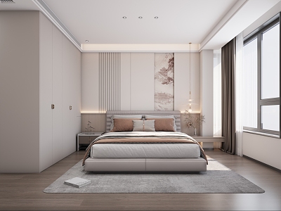 Modern Master Bedroom model