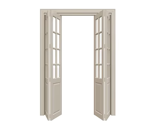 Glass lattice core door model 3d model