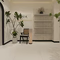 Modern Clothing Store Interior With Metal Racks Sofa Plant Displayed Clothes And Bright Lighting