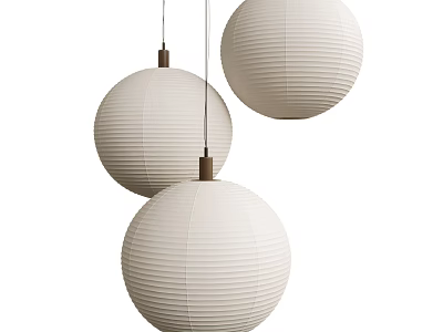 Paper chandelier combination 3d model