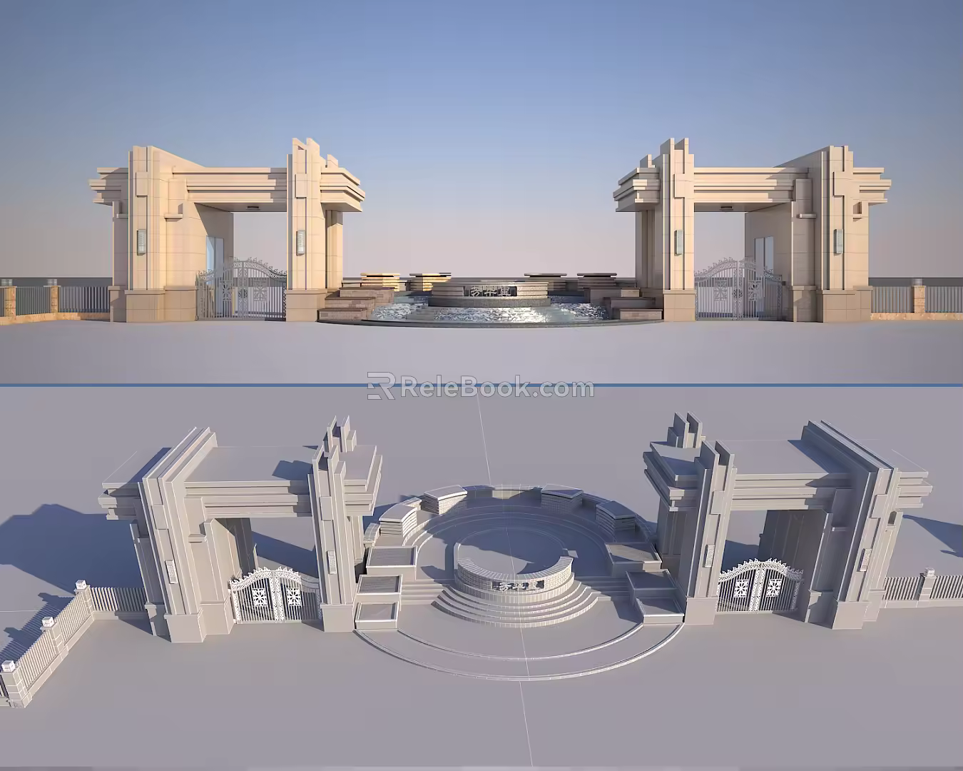Jane's Gate 3d model
