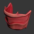 Detailed Anatomical Oral Organ Model Displaying Pink Gingiva And Jaw Structure