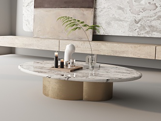 Modern coffee table 3d model