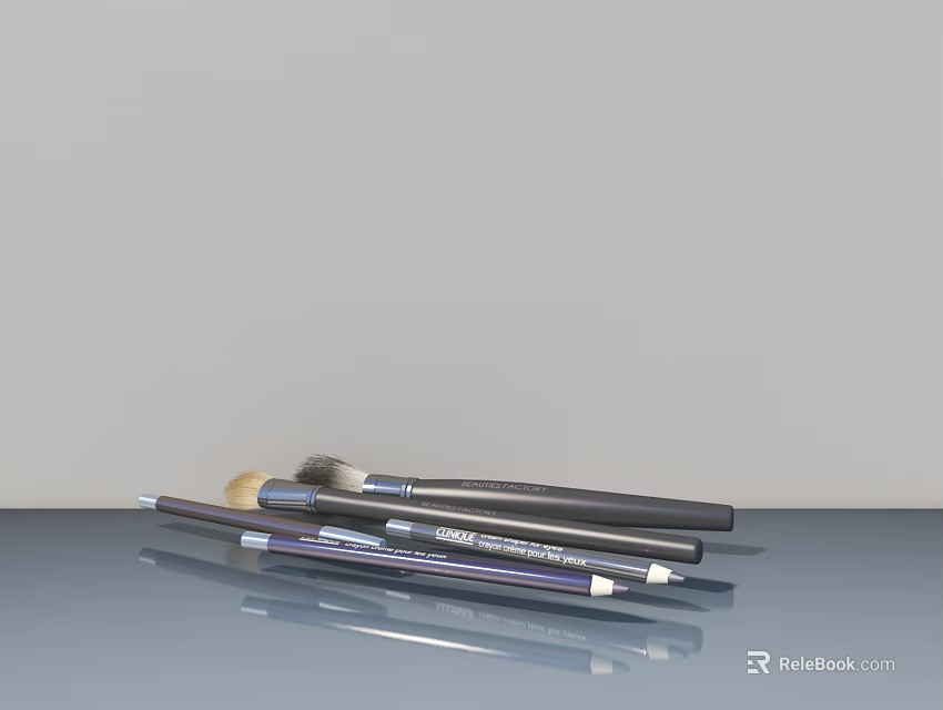 Modern Swing Door With Smooth Surface And Durable Wooden Frame Design 3d model