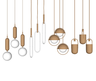 Light Luxury Chandelier 3d model