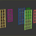 Wooden Room Dividers With Decorative Carvings And Glass Panels In Various Interior Designs