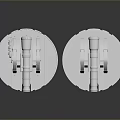 laser tower turret turntable sci-fi tower defense game tower defense sci-fi turret game turret game turret 3d model