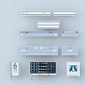Medical Devices Including Wall Mounted Panels Control Units And X ray Film Viewer