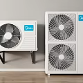 Modern air conditioner external unit 3d model
