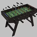 Foosball Table Entertainment Appliance With Player Rods And Sturdy Design For Home