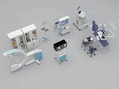 Modern Medical Devices 3d model