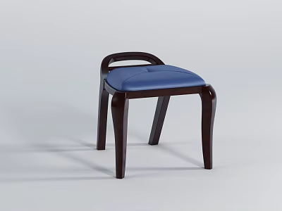 New Chinese Style Stool Makeup Stool 3d model New Chinese Style Stool Makeup Stool 3d model