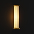 Long strip wall lamp brass 2020 3d model