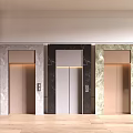 Modern Elevator Combination 3d model