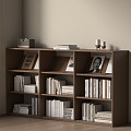 Floor Bookshelf 3d model